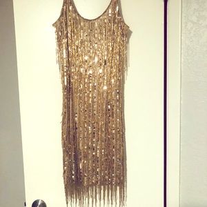 Stunning Lillie Rubin completely beaded mini dress